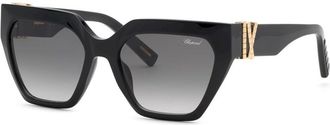 Chopard SCH415M 0700 Womens Sunglasses Black Size 54