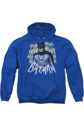 Gildan Batman Classic Tv Theme Song Adult Pull Over Hoodie / Hooded Sweatshirt