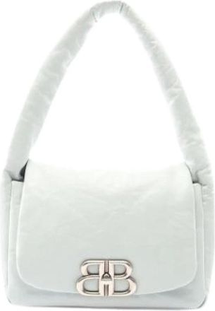 Balenciaga Pre-owned Vintage Schoudertas - Dames - Vintage Schoudertas - Groen - ONE Size - Leer - Vintage