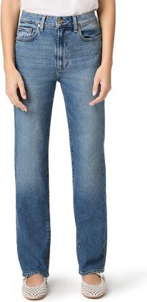 Paige Stevie High Waist Straight Leg Jeans in Keystone at Nordstrom, Size 30