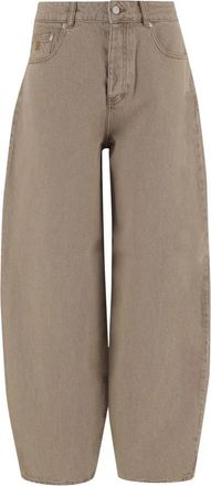 By Malene Birger Dallas Jeans - Dames - Loose Fit Jeans - Beige - W26 - Katoen - Jeans