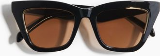 H&M Cat-Eye-Sonnenbrille - Schwarz