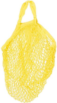 Generic Cotton String Shopping Bag, Reusable, Cotton Blend, 35x20cm (Yellow)