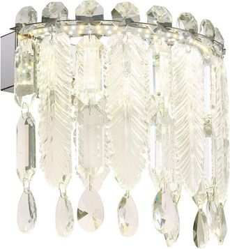 Globo Lighting L&aacute;mpara De Pared Cromada K5 Cristales Led 2700-6000k Regulador T&aacute;ctil