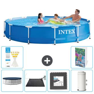 Intex Piscina Con Estructura Redonda - 366x76 Cm - 7-piezas S53