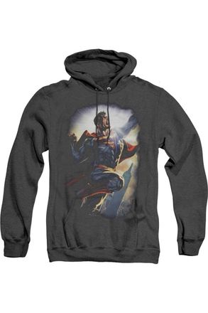 Gildan Superman Ck Superstar Adult Heather Hoodie / Hooded Sweatshirt