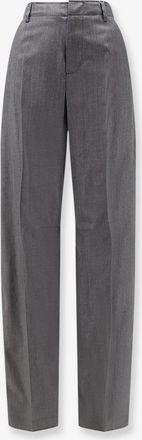 Maison Margiela Pantaloni in lana vergine e cotone - MM6 MAISON MARGIELA - gender_Woman