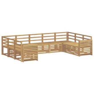 vidaXL Juegos De Sof&aacute;s Madera De Acacia S&oacute;lida Vidaxl