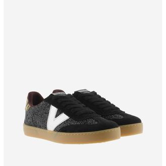 Victoria Leren sneakers BERLIN GLITTER