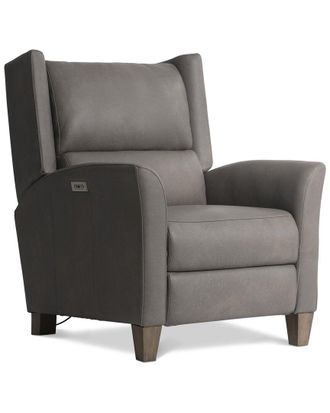Bernhardt Weller Leather Power Motion Chair