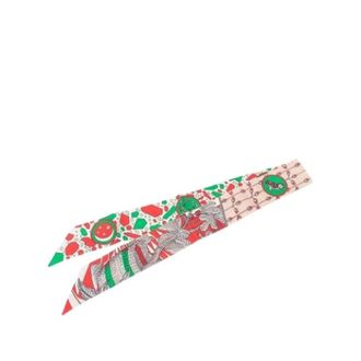 Herm&egrave;s Pre-owned La Danse des Amazones Twilly Scarf - - Pre-owned - Donna - Multicolore - ONE SIZE