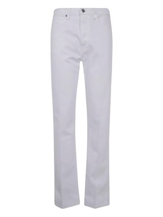 Frame Denim pressed-crease jeans - women - Regenerative Cotton - 30 - White