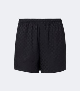 Gucci GG jacquard silk shorts