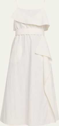 Proenza Schouler Reign Washed Cotton Midi Dress