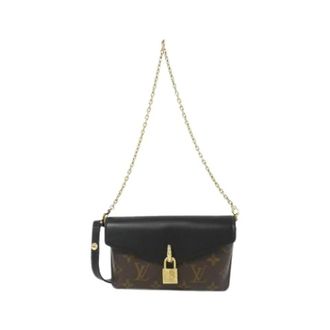 Louis Vuitton Pre-owned Monogram Padlock On Strap Schoudertas - Dames - Pre-owned - Bruin - Maat: ONE Size Leer