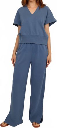 Elan Kalysta Drawstring Pants In Blue