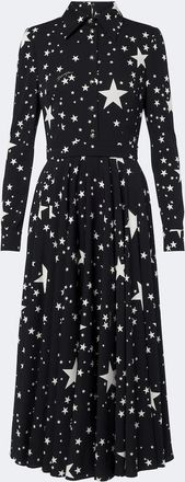 Dolce & Gabbana Belted printed silk-blend shirt dress