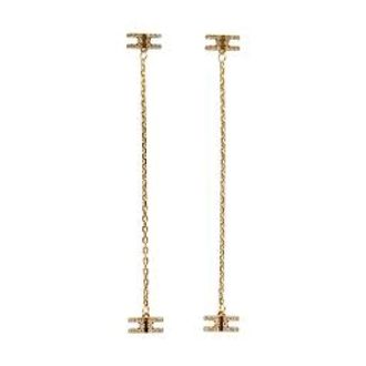 Elisabetta Franchi Accessoires, Dames, Geel, ONE Size, Or 50K51E2 Drop Earrings