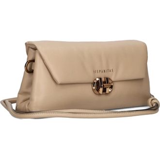 Hispanitas Dames, Tassen, Beige, Maat: ONE Size Leer