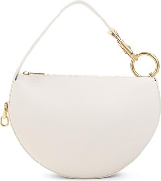 Burberry Soap White Leather Junior Knight Bag-Donna
