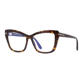 Tom Ford FT5826-B 052 Dark Havana/Clear Blue Light Block 55mm