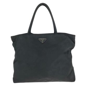 Prada Pre-owned Tessuto Nylon Tote Bag - Pre-owned - Mujer - Negro - ONE SIZE
