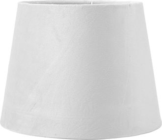 OEM Pantalla De L&aacute;mpara Blanca En Forma De Cono, Peque&ntilde;a Pantalla De Tela Para L&aacute;mpara De Mesa O De Pie, Doble Uso E27/e14, Hecha A Mano