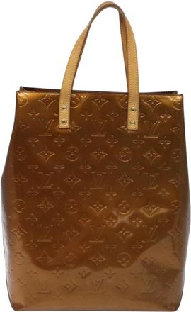 Louis Vuitton Reade Handbag Monogram Vernis Brown Patent_Leather Bag (Pre-Owned)