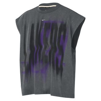Nike Los Angeles Lakers Standard Issue Nike Mens Sleeveless Basketball Top in Grey | IQ1757-068