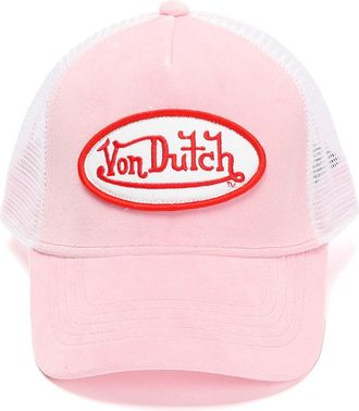 Von Dutch Winkelen Voor Von Dutch Velvet Trucker Katoenen Roze Petten
