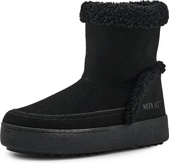 Moon Boot Ltrack Tina Womens Shoes Black : EU 40 (US Womens 8.5) B - Medium, Leather