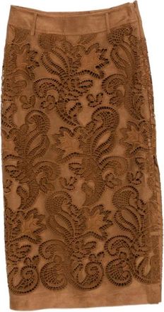 Ermanno Scervino Lunga Midi Rok - Dames - Midirokken - Bruin - M - Rokken