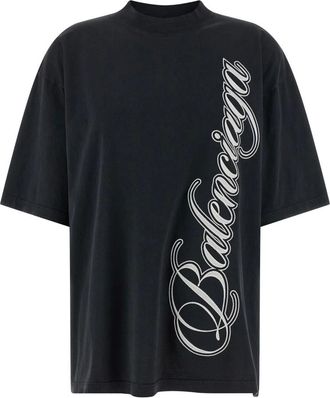 Balenciaga Dames, Tops, Zwart, Maat: 2XS Katoen