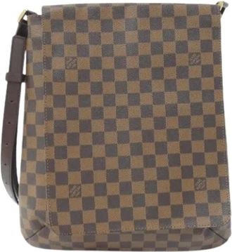 Louis Vuitton Pre-owned Cross Body Bags, female, Brown, Size: ONE SIZE Pre-owned Damier Shoulder Bag