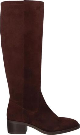 PIEDI NUD 1 Yuna 0602 Lange Laars - Dames - Hoge Laarzen - Bruin - 39 EU - Su&egrave;de - Schoenen