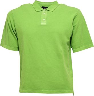 Dsquared2 Piquet Korte Mouw T-shirt - Heren - Polos - Groen - S - Tops