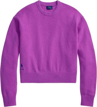 Polo Ralph Lauren Pullover In Lana Con Spalle Scese-Donna
