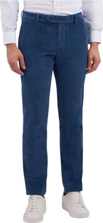Brooks Brothers Pantalones de Pana El&aacute;sticos de Algod&oacute;n - Trousers - Hombre - Azul - W34