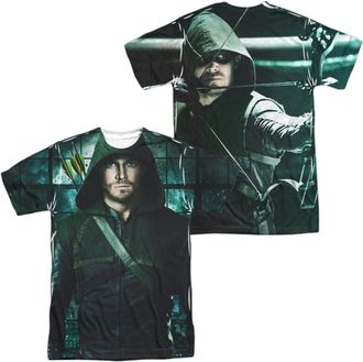 Gildan Arrow Two Sides (Front/Back Print) Short Sleeve Adult Poly Crew Tee / T-Shirt