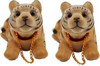 OEM Adornos Para Coche Con Forma De Tigre Y Perro Cabeceando