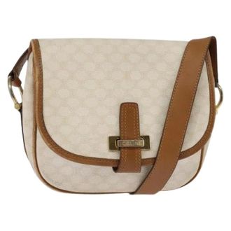 Celine Pre-owned Cross Body Bags, female, White, Size: ONE SIZE Pre-owned Vintage Cross Body Bag