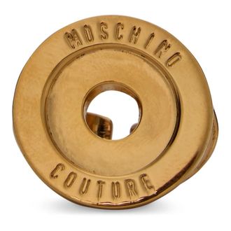 Moschino Circular Ring - Dames - Ringen - Geel - ONE Size - Accessoires