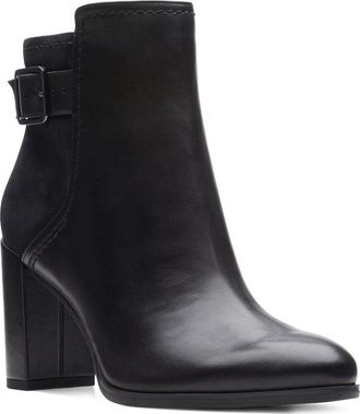 Clarks Freva85 Buckle Leather Boot