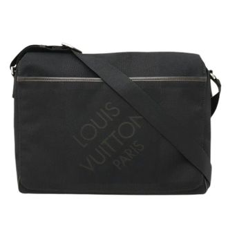Louis Vuitton Pre-owned Cross Body Bags, female, Black, Size: ONE SIZE Pre-owned Damier Geant Shoulder Bag