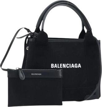 Balenciaga Pre-owned Tote Bags, female, Black, Size: ONE SIZE Pre-owned Vintage Tote Bag