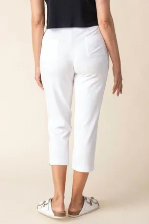 Habitat French Terry Easy Capri In White