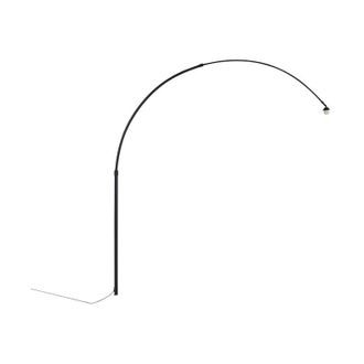 QAZQA Qazqa Arco Para L&aacute;mpara De Arco Xxl Negro Acero Alargada Adecuado Para Led Max. 1 X 60 Watt