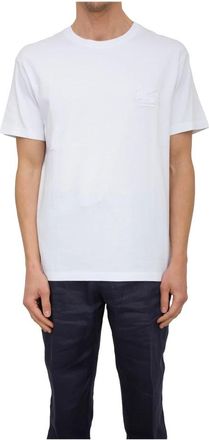 Etro Etro, T-Shirts, male, White, Size: XL White Logo T-Shirt