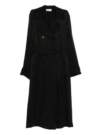 Valentino Garavani 2010s double-breasted trench coat - Black