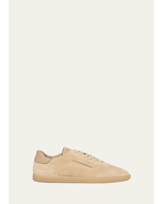 Ermenegildo Zegna Mens 232 Suede Low-Top Sneakers
